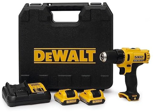 ATORNILLADOR TALADRO REGUL.PAR DEWALT 10.8 V LI 3BAT.+LINTERNA-NETO