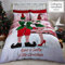Catherine Lansfield Selfie Elfie Bettwäsche-Set für Einzelbett, Mehrfarbig, Polyester-Baumwolle, Multi