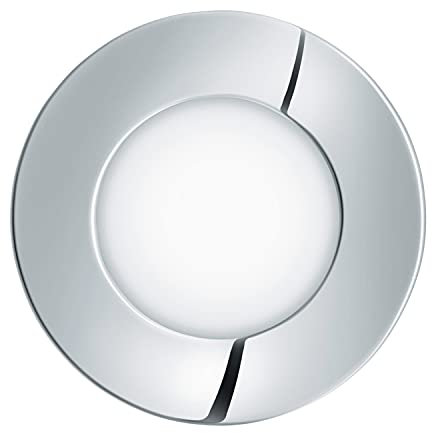 EGLO FUEVA 1 Einbauspot, Metallguss, Integriert, Weiß/chrom, 8.5 x 8.5 x 3 cm
