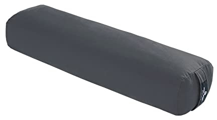 Hugger Mugger Junior Yoga Bolster - Narrower Profile, Very Firm, Great for Smaller Yogis, Heart-Opening poses or Under the Knees, Handmade in USA