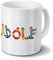 printplanet Tasse mit Namen Adolf - Motiv Holzbuchstaben - Namenstasse, Kaffeebecher, Mug, Becher, Kaffeetasse - Farbe Weiß