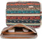 kayond Red Bohemia Water-resistant 12.5 inch 13 inch Canvas laptop sleeve for 13.3 inch laptop, macbook air 13, macbook pro 13/14, ipad Pro 12.9 (13-13.3 Inch, Red Bohemia)