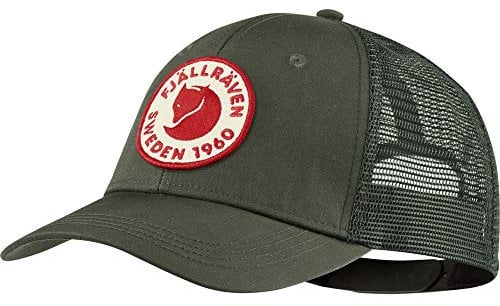 Fjällräven 1960 Logo Långtradarkeps Hat, Deep Forest, L/XL