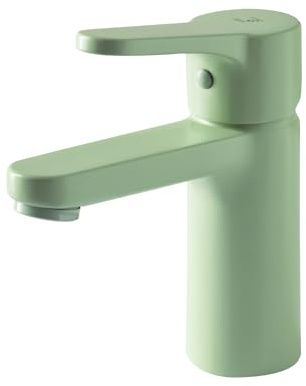 Galindo - Waschtischarmatur - Konisch - Mod. ABT7175000 - Grün - Einhebelmischer für die Montage auf der Ablage - Durchflussmenge 12 l/min - Herkömmlicher Hebel - Hygienisch