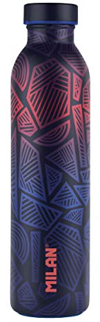 Botella portaliquidos milan acero inoxidable termo serie especial fit 591 ml