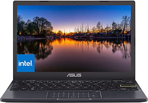 AONELAS ASUS 2022 Newest Vivobook Go Laptop, 11.6 Inch HD Ultra-Thin Display, Intel Dual core, 4GB RAM, 64GB eMMC, Wi-Fi, Bluetooth, Windows 11 Home in S Mode, Bundle with JAWFOAL