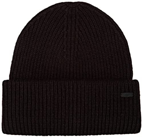 4F Damen H4Z22-cad005 Mantel, Tiefschwarz, S