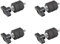 Lot de 4 fixations cache moteur HDI Longue Durée avec écrous papillon compatibles pour Citroen Berlingo C4 C5 Xantia Xsara et Peugeot 206 306 307 406 607 806 Expert OEM 0137F6 13711