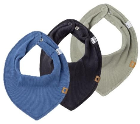 NAME IT * verschiedene * 3er Set UNI Baby Dreieckstücher Halstuch Lätzchen 3 Stück (Set Alex), Einheitsgröße