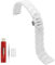 Juntan Keramik Uhrenarmband 20mm 22mm Schnellverschluss Uhrenarmbänder mit Faltschließe für Frauen Männer (20mm, Weiß)
