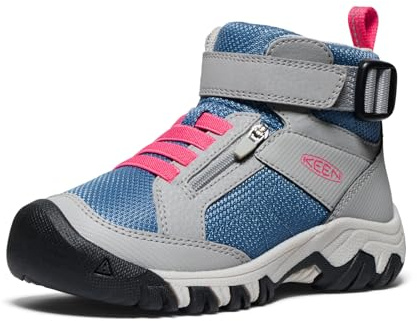 KEEN Unisex Kinder Targhee Boundless Scarponi da escursionismo, Alloy Rouge Red, 35 EU