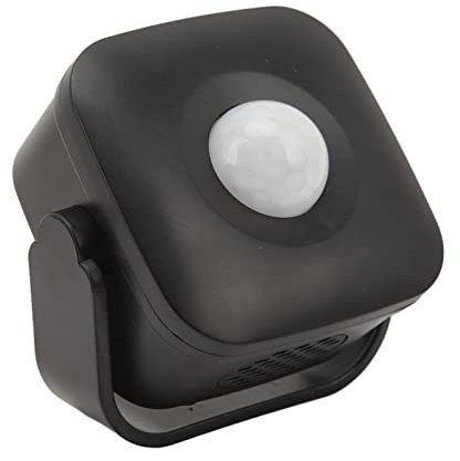 Campanello con Sensore di Movimento, Rilevatore di Allarme a Infrarossi con 38 Suonerie, 4 Volumi, 7 Lingue, Distanza di Induzione 2-5 M, Angolo di Induzione di 100°, per