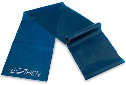 LISTHEN Elastikbänder für Haltungsgymnastik und Schulter- und Sprunggelenkrehabilitation, Therapeutisches Band für Physiotherapie und Fitness, Theraband für Fitnesstraining (Hart)