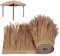 Techo de Paja 39x20in Rollo de Hierba Mexicana vívida Techo Artificial de Paja aislada antiflaming cortable dobla Flexible para Barra de cabaña palapa, Techo de Paja Artificial, Techo de Paja