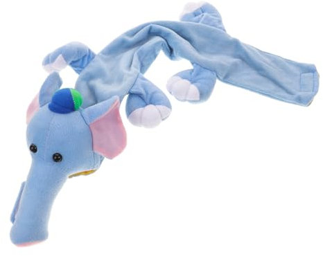 minkissy Tierförmige Stethoskop-schutzhülle Aus Plüsch Niedliche Elefantenform Langlebige Baumwoll Plüschmaterialien Einfach Zu Fixieren Mit Knopf Für Ärzte Und Kliniker Schützendes Zubehör