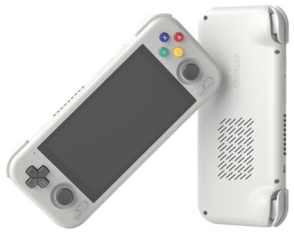 Retroid Pocket 4Pro Handheld-Retrospielkonsole, Android-Retrospielkonsole, mehrere Emulatoren, Handheld-Konsole, 4,7-Zoll-Display, 5000 mAh Akku, Klassische Spielekonsole (16Bit)