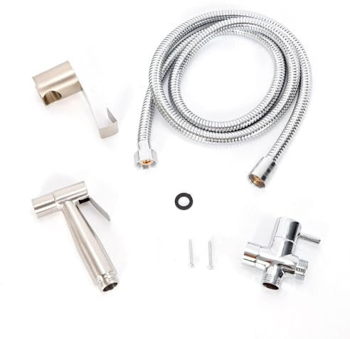 Bidet Handbrause Set Bidet Aufsatz Toilette Bad Bidet für Bidet Armaturen WC mit G1/2 three-way Ventil Hand Bidet Sprayer Benutzt für Persönliche Hygiene&Windelreinigung&Haustierbad