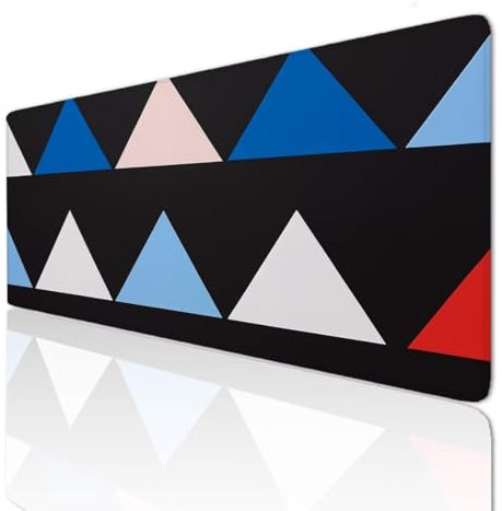 Gaming Mauspad XXL Groß Mousepad 900x400x4mm, Schreibtischunterlage Grey Mouse Pad Desk Mat with Anti-Rutsch Basis, Mauspads Tischunterlage Large Size Verbessert Präzision und Geschwindigkeit 3-435