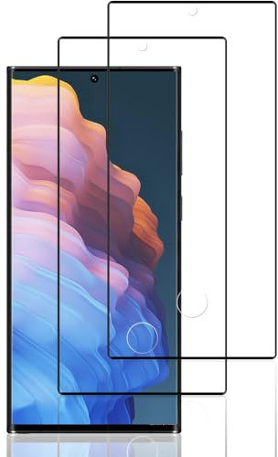 Beukei 2 Stück Panzer Schutz Glas für Samsung Galaxy S22 Ultra, Schutzfolie Film,[9H Härte][HD Klare][Blasenfrei][Anti-Kratzen] Glass Screen Protector