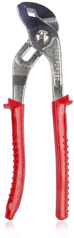 Pince pour pompe à eau de 250 mm - Têtes polies, canaux rainurés, poignées robustes, idéale pour saisir et ajuster les tuyaux