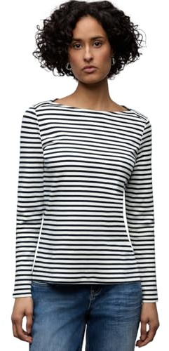 Street One Gestreiftes T-Shirt Shadowed Navy 38