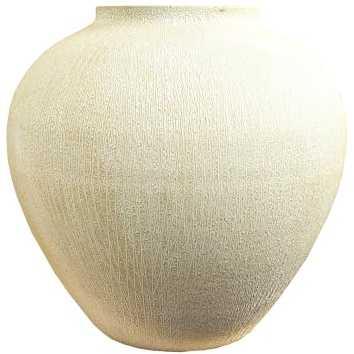 27.5cm Tall Large Decorative Vase made from Metal with a Stone Effect Finish
