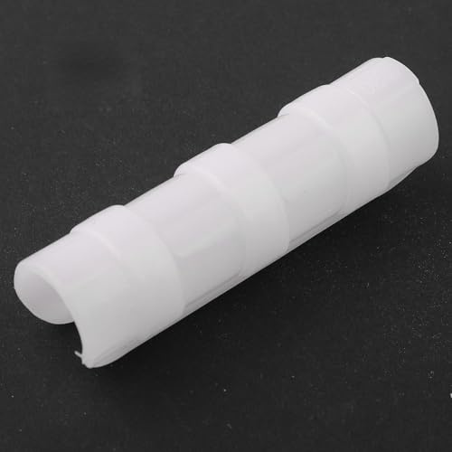 Zuverlässige Gewächshaus-Folien-Clips, effektive Rohrrahmenverbinder für den Garten (Weiß, 20 mm), 20 Stück