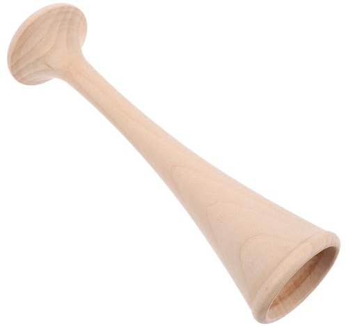 VALICLUD Holz Fetales Stethoskop mit Schallverstärker Tragbares Hebammen Hörhorn zur Herzschlag Erkennung bei Schwangerschaft Natürliches Hautfreundliches Abhörrohr