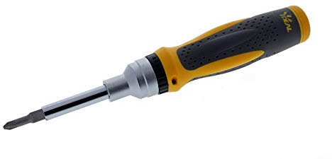 IDEAL Electrical 35-988 Ratschen-A-Nut-Schraubendreher 9-in-1 Ratschenschlüssel mit Schraubendreher, Schraubendreher-Bit-Sets