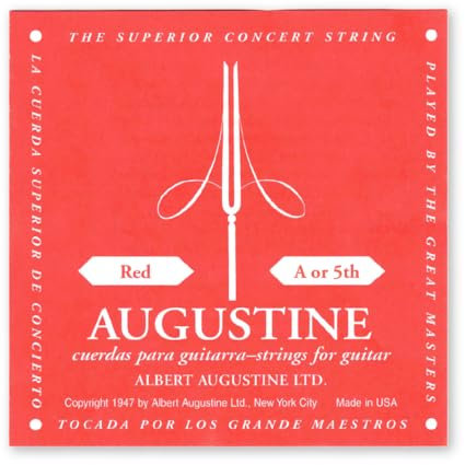 Augustine Klassikgitarren Saiten Classic - Red Label mittlere Spannung A5w medium .035”/0,89mm