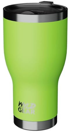 WYLD GEAR Tumbler – Edelstahl, vakuumisolierter Reisebecher mit Deckel, 590 ml, Limettengrün