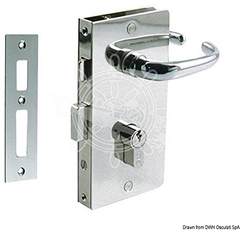 OSCULATI Serrure Yale Gauche Laiton ch