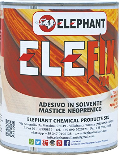 elefix204 | Aufkleber in Lösungsmittel Dichtstoff neoprenico – Typ Bostic Profi