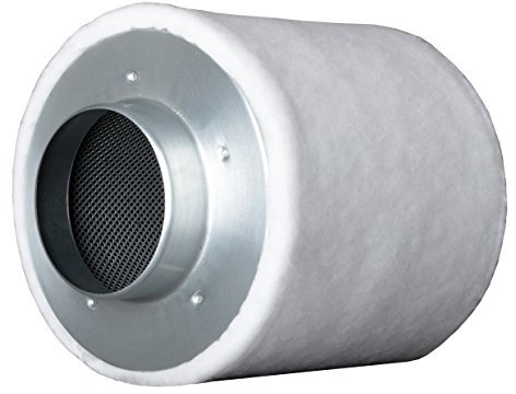 Prima Klima ECO Line (160-m³ - 240-m³ 100-mm Flansch AKF Aktivkohle-Filter Luft-Filter Geruchsfilter Abluft-Filter Grow Filter für Rohrventilatoren vers. Größen inkl. Cultivalley Anzucht-Dünger