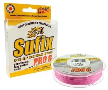 Sufix Performance Pro 8 135m - 0,27 mm - 22 kg - Rose