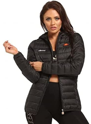 Ellesse Damen Lompard Padded Jacket, Anthracite, 36 EU