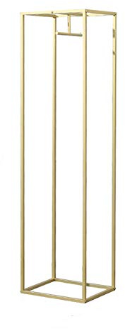 FURVOKIA Warm Van Kleiderregal, strapazierfähig, Metall, Kleiderständer, Kleiderbügel, Lagerregal, Standregal 75 H Gold