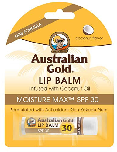 Australian Gold Spf 30 Lipbalm Op Blister Coconut, 4 g