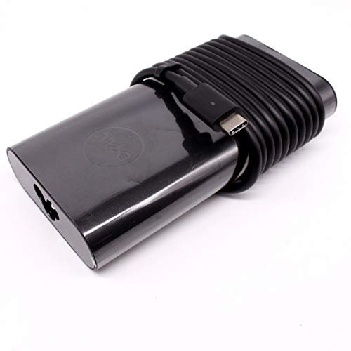 New Genuine Dell 90W USB-C Auto Adjustable Charger Compatible with Dell Part Number 450-AGOD, 59TVW, LA90PM170, 90TDK33 0TDK33 Laptop Power Charging Unit with UK Power Cord