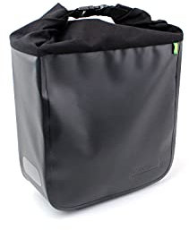 Racktime Unisex – Erwachsene Donna Fahrradlenkertasche, schwarz, 1size
