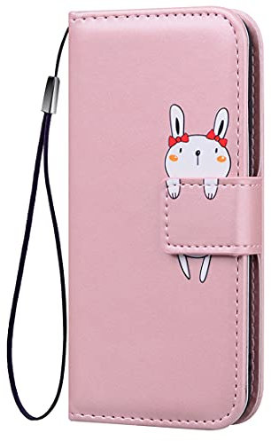 XINNI Handyhülle für Google Pixel 4a 5G Hülle, PU/TPU Retro Klappetui Stoßfeste Schutzhülle Flip Magnetisch Telefonhülle Case Cover, Roségold