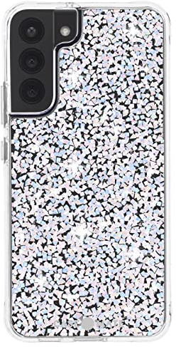 Case-Mate Samsung Galaxy S22 Plus Case - 6.6' Twinkle Diamond - 10ft Drop Protection with Wireless Charging - Luxury Bling Glitter for S22 Plus 5G - Anti Scratch, Shock Absorbing Materials, Slim Fit