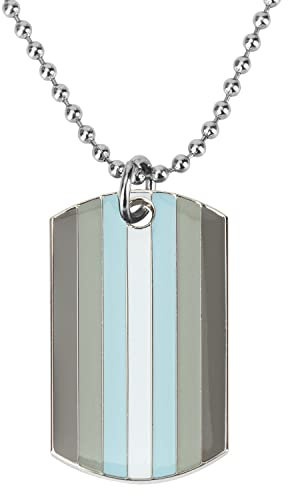 Sinwinkori Demiboy-Stolz Erkennungsmarke Anhänger Halskette Modeschmuck 60 cm Kugelkette