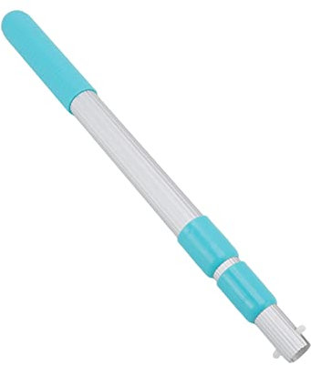 Barra Telescópica para Piscina, 3 Secciones de Aluminio Extensible, Barra de Limpieza de Piscina de Extensión Ajustable para Red de Skimmer, Cepillo de Piscina, Cabezal de Aspiradora