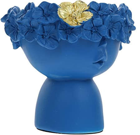 ORFOFE 1stk Mädchenvase Blumentöpfe Für Zimmerpflanzen Neuheit Kopf Blumentopf Gesichtskopf-pflanzervase Pflanzer Mit Menschlichem Gesicht Keramik Vasen Statuette Fräulein Harz Drinnen