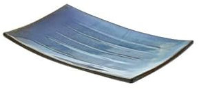 Generico LEONE - Piattino rettangolare in melamina blue Ibiza - cm.25x15