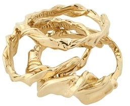 PILGRIM STORM recycelte Ringe, 3-in-1-Set (Gold)