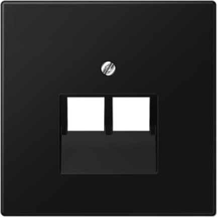 Jung LS969-2UASWM Abdeckung f. IAE/UAE-Anschlussdose Graphitschwarz Matt Serie LS