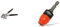 Fartools 212002 Pince pour Rail à placoplâtre & EDMA 264055 THE DIMPLER - Porte-embout de vissage aimanté spécial plaquiste