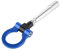 Gancio di Traino Corsa Stile JDM, Gancio di Traino per Anello di Traino Corsa su Pista Avvitato Stile JDM, per Anello di Traino Pista GTR FX35 FX45 FX50 QX70 (Blu)
